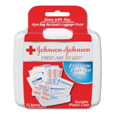 Johnson and Johnson to Go First Aid Kit Plastic Case (1228778_EA) 1/EA