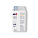 Seni® Shaped Day Pads Incontinence Liner 25 Inch Length Moderate Absorbency Super Absorbent Core One Size Fits Most (1223799_CS) 60/CS