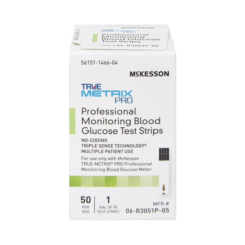 McKesson TRUE METRIX® PRO Blood Glucose Test Strips 50 Strips per Pack (960298_CS) 1200/CS