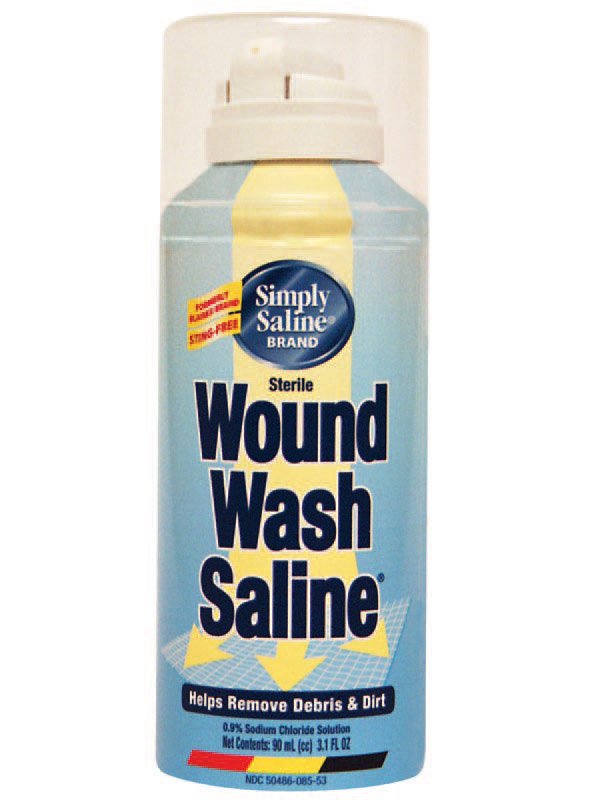 Simply Saline™ Wound Wash Wound Cleanser 3 oz. Spray Can Sterile (836408_EA) 1/EA