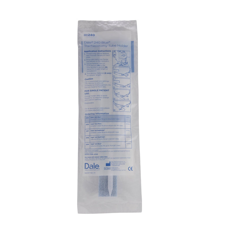 Blue® Tracheostomy Tube Holder 1 X 19-1/2 Inch Pediatric / Adult (197968_EA) 1/EA