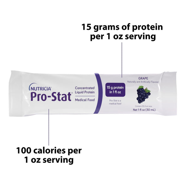 Pro-Stat® Oral Supplement Grape Flavor Liquid 1 oz. Individual Packet (919031_EA) 1/EA