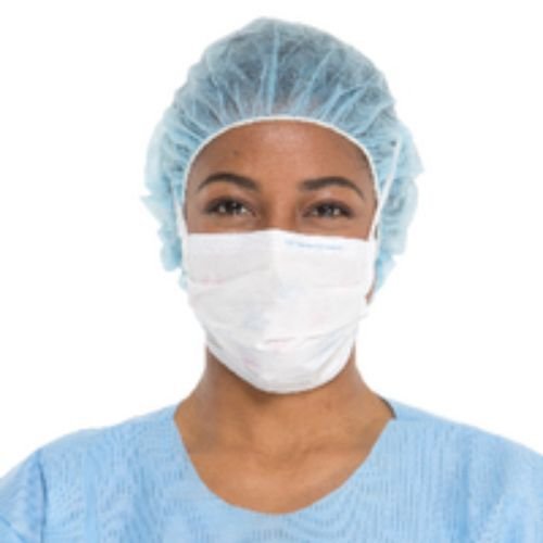 FluidShield Surgical Mask ASTM Level 2 Tie Closure One Size Fits Most (1018183_BX) 50/BX