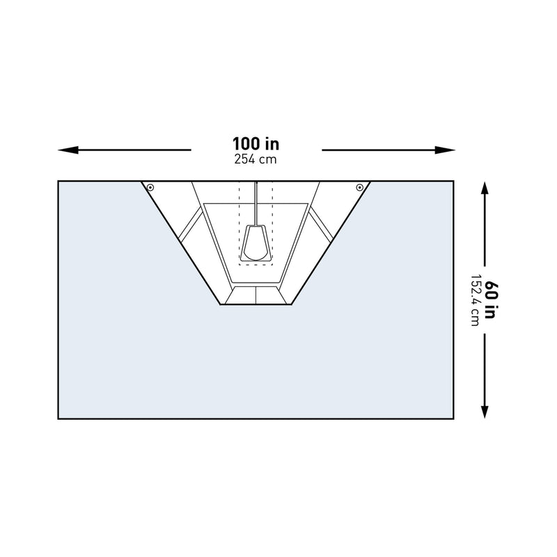 McKesson Orthopedic Drape Heavy-Duty Shoulder Arthroscopy Drape 100 W X 60 L Inch Sterile (1101304_PK) 1/PK