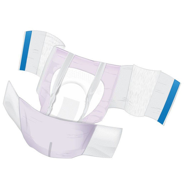 Wings™ Plus Unisex Adult Incontinence Brief Size 1 Disposable Heavy Absorbency (1214301_BG) 24/BG