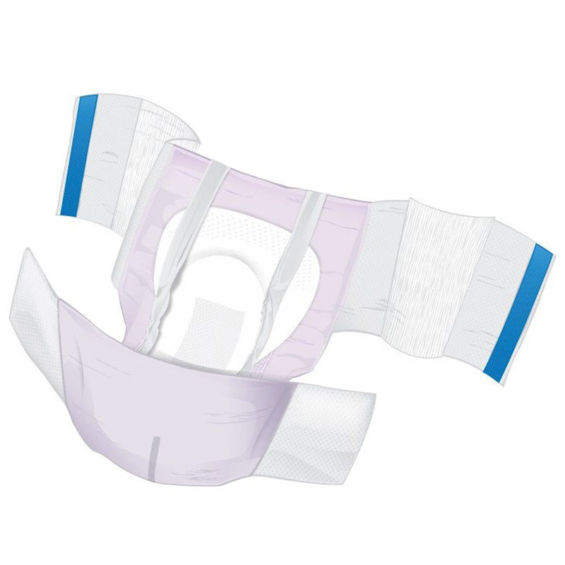 Wings™ Plus Unisex Adult Incontinence Brief Size 1 Disposable Heavy Absorbency (1214301_BG) 24/BG