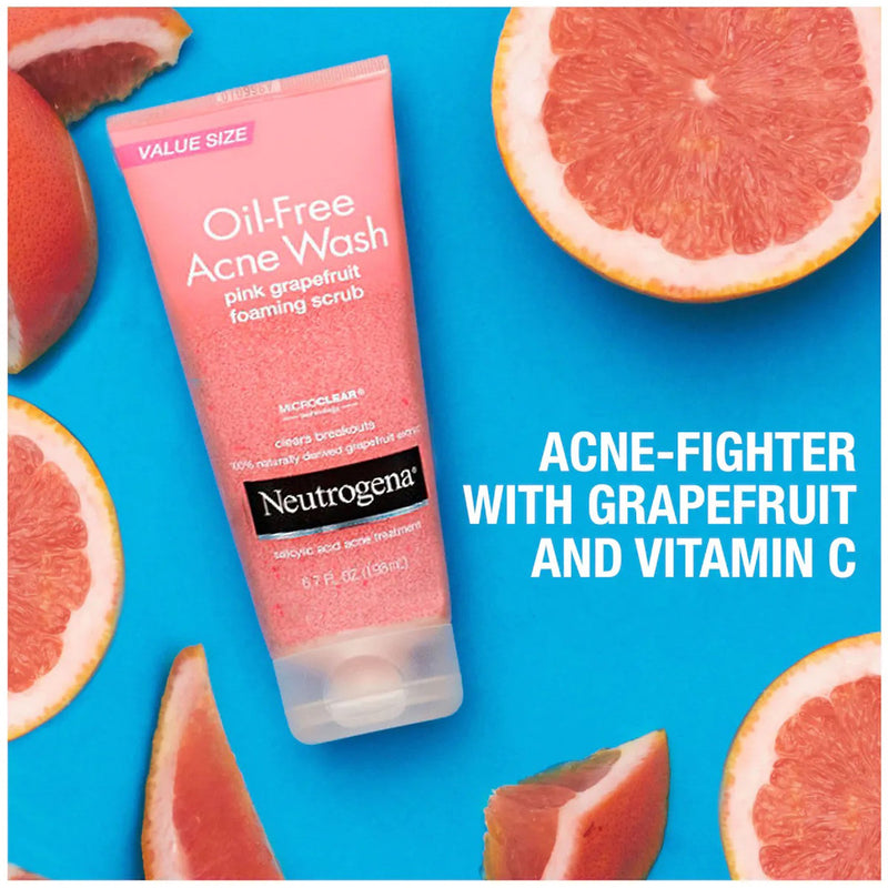 Neutrogena® Oil-Free Acne Wash Acne Treatment 4.2 oz. Foaming Scrub (1193259_EA) 1/EA