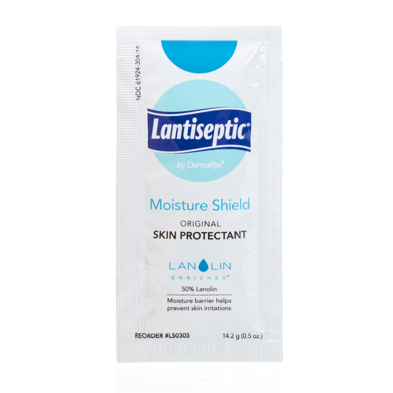 Lantiseptic® Moisture Shield Skin Protectant 14.2 Gram Individual Packet Lanolin Scent Ointment (310810_EA) 1/EA