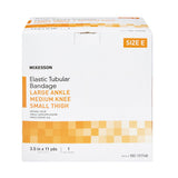 McKesson Spandagrip™ Elastic Tubular Support Bandage 3-1/2 Inch X 11 Yard Large Ankle / Medium Knee Pull On Natural NonSterile Size E Standard Compression (1112849_CS) 12/CS