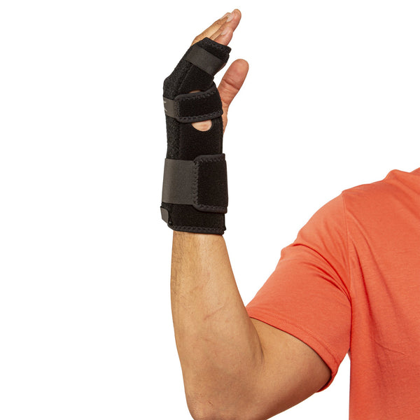 TKO® Standard Hand / Finger Brace Neoprene / Nylon / UBL Right Hand Black Regular (1154504_EA) 1/EA