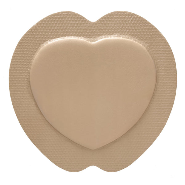 McKesson Foam Dressing 9 X 9 Inch With Border Waterproof Film Backing Silicone Gel Adhesive Sacral Sterile (1238306_EA) 1/EA