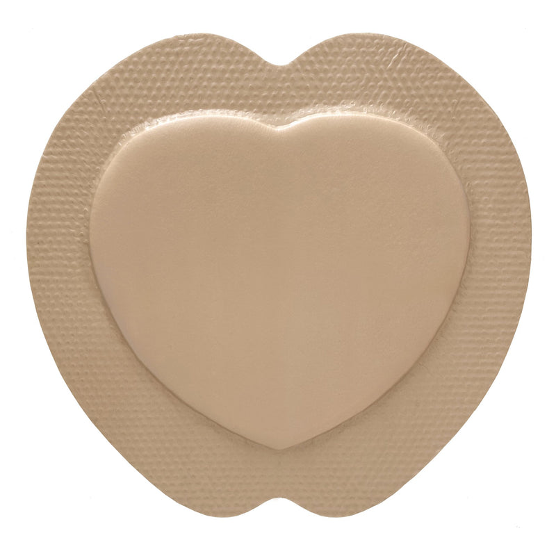 McKesson Foam Dressing 9 X 9 Inch With Border Waterproof Film Backing Silicone Gel Adhesive Sacral Sterile (1238306_BX) 5/BX