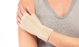 Mueller® Compression & Support Gloves Compression Glove Fingerless Small / Medium Over-the-Wrist Length Ambidextrous (1141666_EA) 1/EA