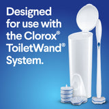 Clorox® Toilet Bowl Cleaner Disinfecting Refill Pads Blue / White, 3 Inch, Sponge Head (1223962_PK) 1/PK