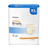 McKesson Classic Unisex Adult Incontinence Brief X-Large Disposable Light Absorbency (973141_BG) 15/BG