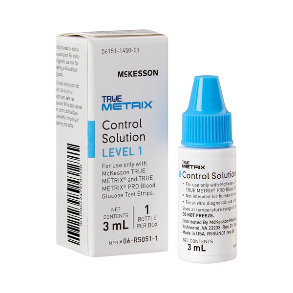 McKesson TRUE METRIX® Blood Glucose Control Solution 3 mL Level 1 (960304_BX) 1/BX