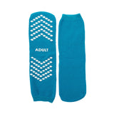 McKesson Slipper Socks Unisex Adult Large Single Tread Single Patient Use Teal (1038459_CS) 48/CS