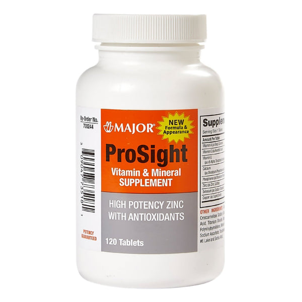 Prosight Multivitamin Supplement Vitamin A / Ascorbic Acid 5,000 IU - 60 mg Strength Tablet 120 per Bottle (653760_BT) 1/BT