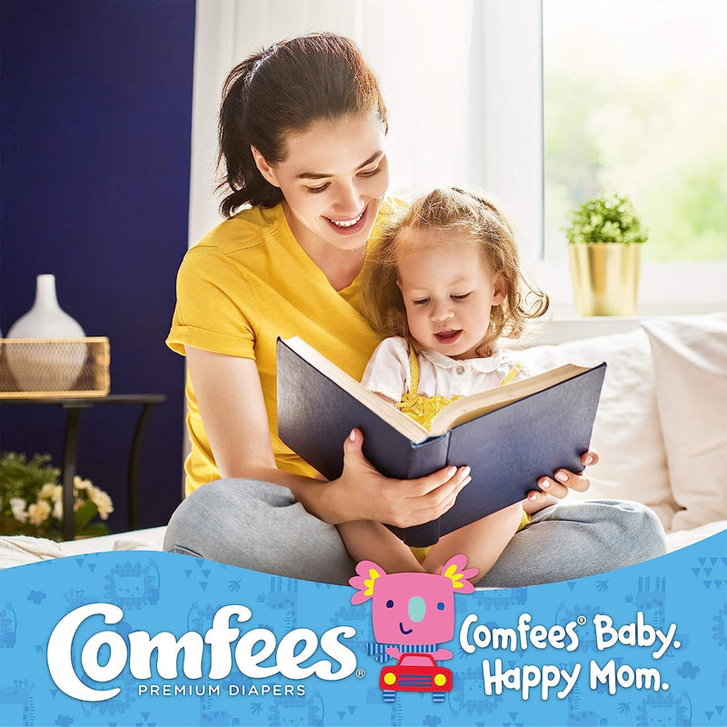 Comfees® Unisex Baby Diaper Size 4 Disposable Moderate Absorbency (993246_BG) 31/BG