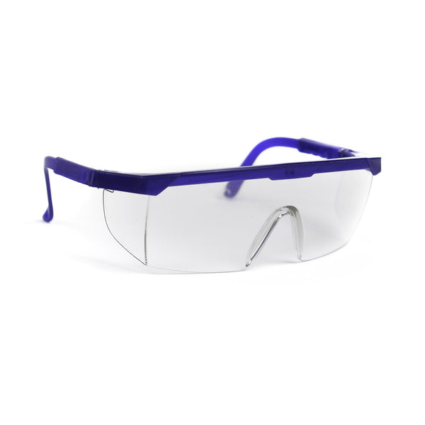 McKesson Eye Shield Side Shield Clear Tint Blue / Clear Frame Over Ear One Size Fits Most (1052254_BX) 25/BX