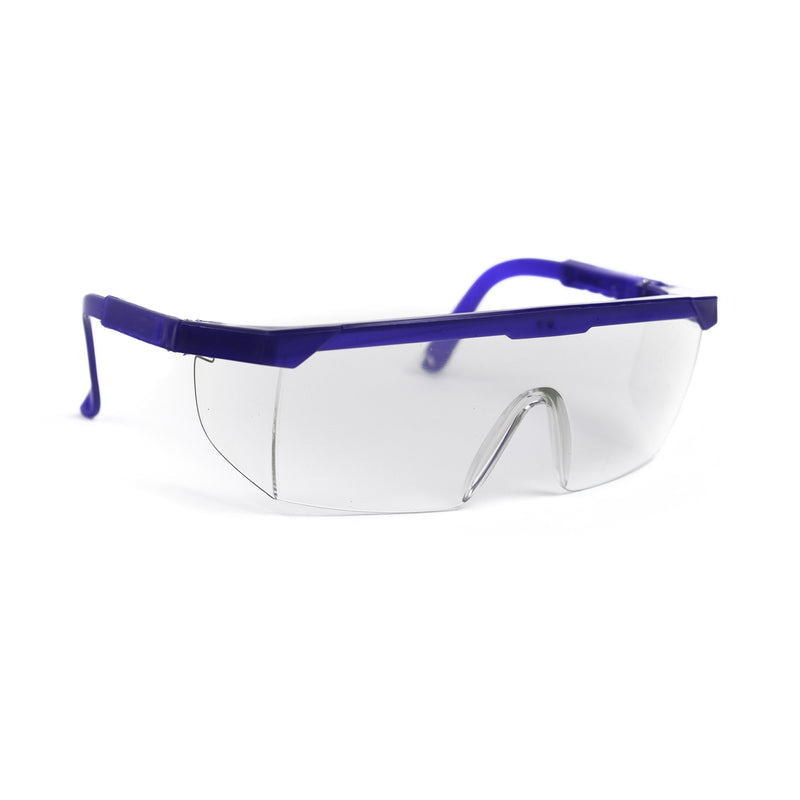 McKesson Eye Shield Side Shield Clear Tint Blue / Clear Frame Over Ear One Size Fits Most (1052254_BX) 25/BX