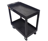 Impact® Two Shelf Utility Cart, 32"x18", Black, 1/Case (IMP7002IP) Each