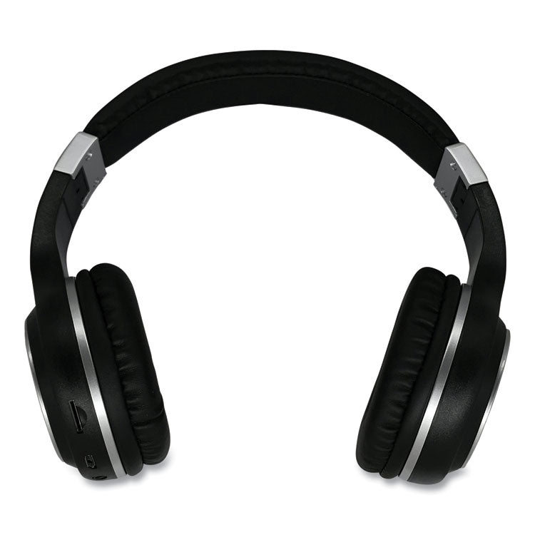 Morpheus 360® SERENITY Stereo Wireless Headphones with Microphone, 3 ft Cord, Black/Silver (MHSHP5500B) Each