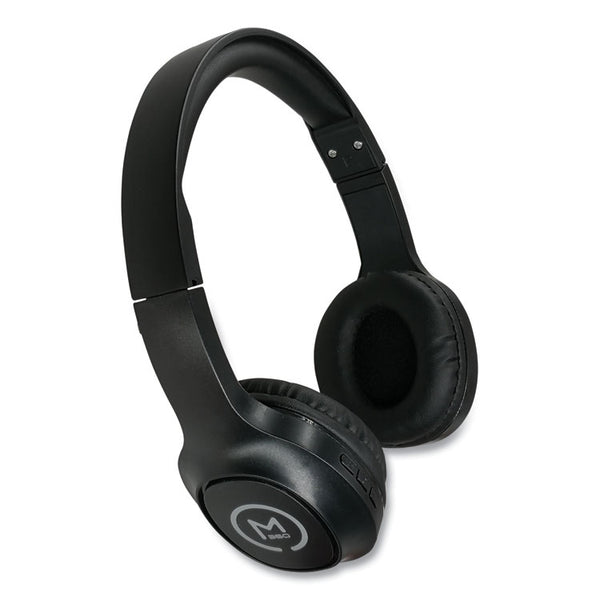 Morpheus 360® TREMORS Stereo Wireless Headphones with Microphone, 3 ft Cord, Black (MHSHP4500B) Each