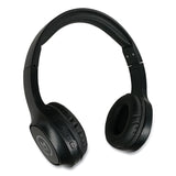 Morpheus 360® TREMORS Stereo Wireless Headphones with Microphone, 3 ft Cord, Black (MHSHP4500B) Each