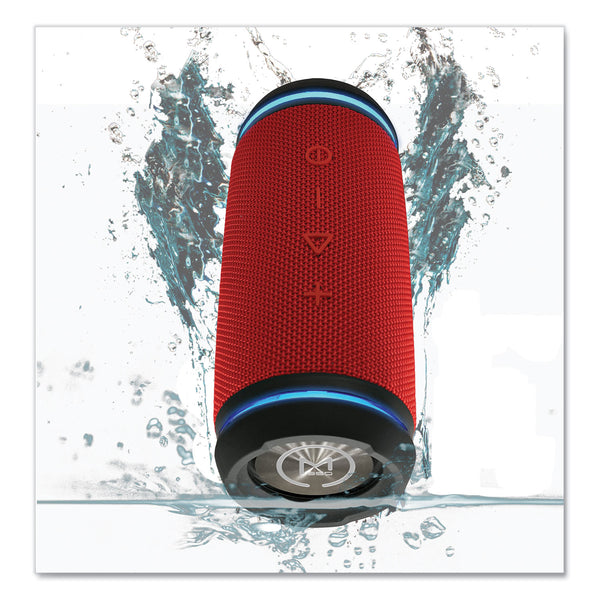 SOUND RING Wireless Portable Speaker, Red (MHSBT5750RED) Each