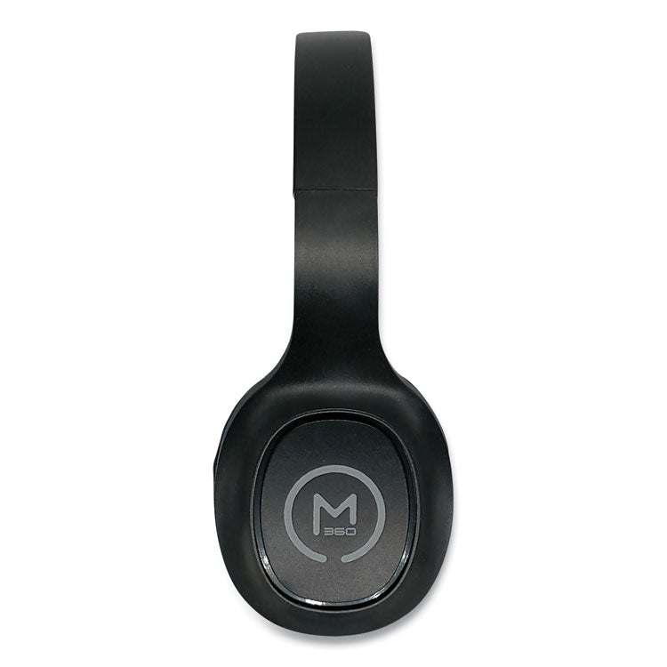Morpheus 360® TREMORS Stereo Wireless Headphones with Microphone, 3 ft Cord, Black (MHSHP4500B) Each