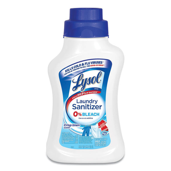 LYSOL® Brand Laundry Sanitizer, Liquid, Crisp Linen, 41 oz, 6/Carton (RAC95871)