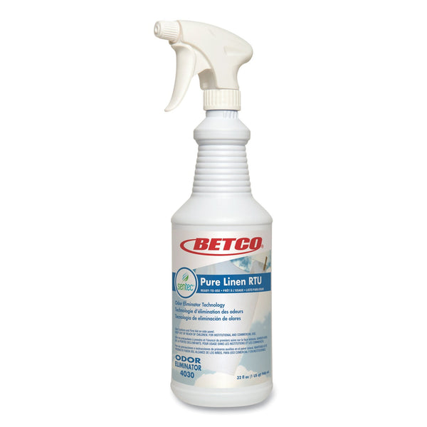 Betco® Pure Linen RTU Odor Eliminator, Pure Linen, 32 oz Spray Bottle, 6/Carton (BET40307000) Case of 6