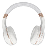 Morpheus 360® SERENITY Stereo Wireless Headphones with Microphone, 3 ft Cord, White/Rose Gold (MHSHP5500R) Each