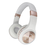 Morpheus 360® SERENITY Stereo Wireless Headphones with Microphone, 3 ft Cord, White/Rose Gold (MHSHP5500R) Each