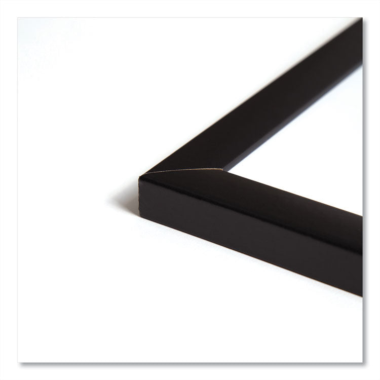 U Brands Magnetic Dry Erase Board with MDF Frame, 23 x 17, White Surface, Black Frame (UBR307U0001) Each