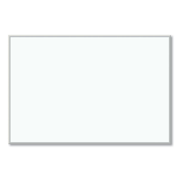U Brands Melamine Dry Erase Board, 70 x 47, White Surface, Silver Frame (UBR033U0001) Each