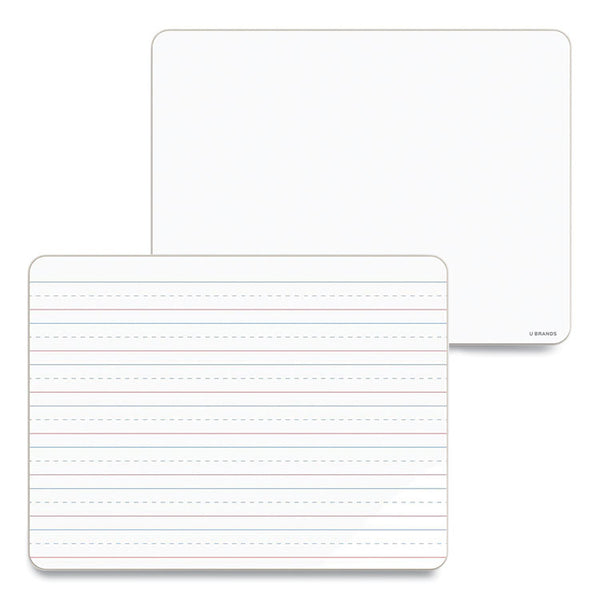 U Brands Double-Sided Dry Erase Lap Board, 12 x 9, White Surface, 10/Pack (UBR483U0001)