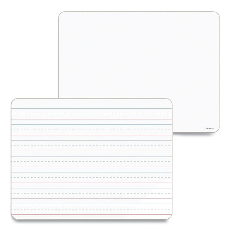 U Brands Double-Sided Dry Erase Lap Board, 12 x 9, White Surface, 10/Pack (UBR483U0001) Pack of 10