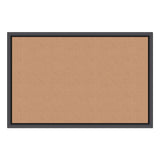 U Brands Cork Bulletin Board, 35 x 23, Tan Surface, Black Frame (UBR301U0001) Each