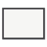 U Brands Magnetic Dry Erase Board with MDF Frame, 23 x 17, White Surface, Black Frame (UBR307U0001) Each