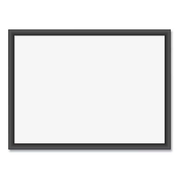 U Brands Magnetic Dry Erase Board with MDF Frame, 23 x 17, White Surface, Black Frame (UBR307U0001) Each