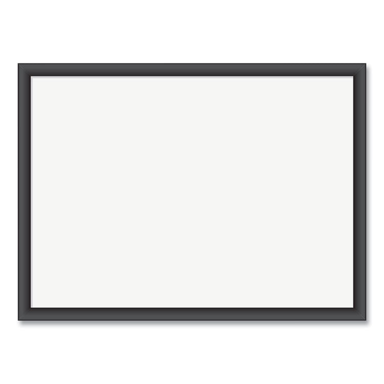 U Brands Magnetic Dry Erase Board with MDF Frame, 23 x 17, White Surface, Black Frame (UBR307U0001) Each