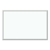 U Brands Melamine Dry Erase Board, 35 x 23, White Surface, Silver Frame (UBR031U0001) Each