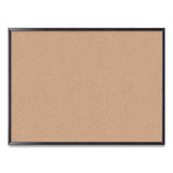 U Brands Cork Bulletin Board, 47 x 35, Tan Surface, Black Frame (UBR2876U0001) Each