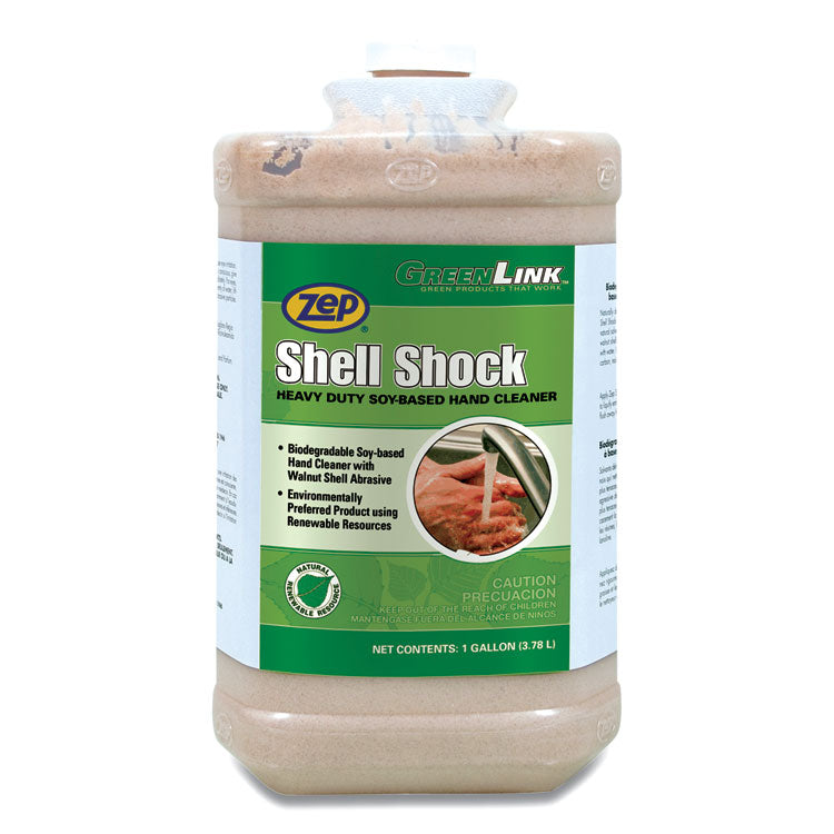 Zep® Shell Shock Heavy Duty Soy-Based Hand Cleaner, Cinnamon, 1 gal Bottle (ZPP318524EA) Each