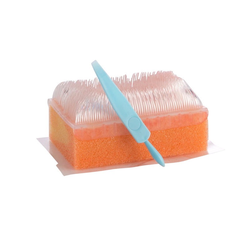 BD E-Z Scrub™ Impregnated Scrub Brush Polyethylene Bristles / Sponge Red (436489_EA) 1/EA