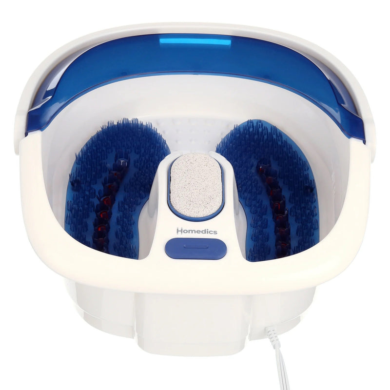 HoMedics® Bubble Bliss Elite Foot Bath with Heat Boost Blue / White Plastic (1253807_EA) 1/EA
