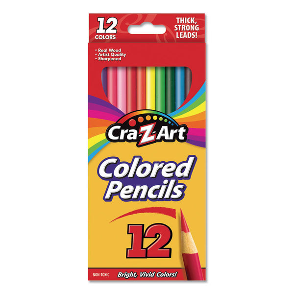 Cra-Z-Art® Colored Pencils, 12 Assorted Lead and Barrel Colors, 12/Set (CZA1040472) Each