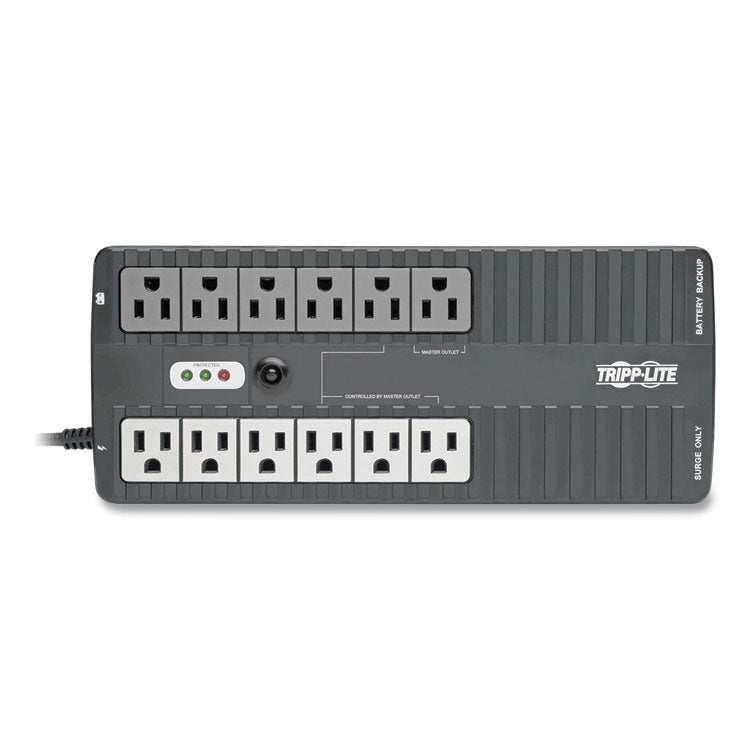 Tripp Lite ECO Series Energy-Saving Standby UPS with USB, 12 Outlets, 750 VA, 420 J (TRPECO750UPS) Each